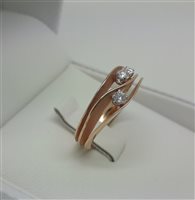 Anello Annamaria Cammilli Donna Dune in Oro rosa Diamante 0.19 Ct GAN2662P - GAN2662P